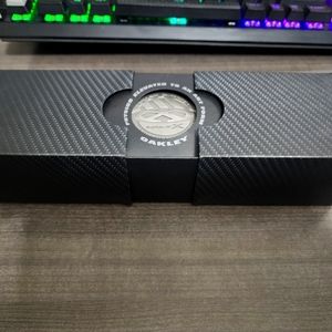 Oakley Half X Box and Coin